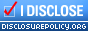 Generate your own disclosure policy at www.disclosurepolicy.org